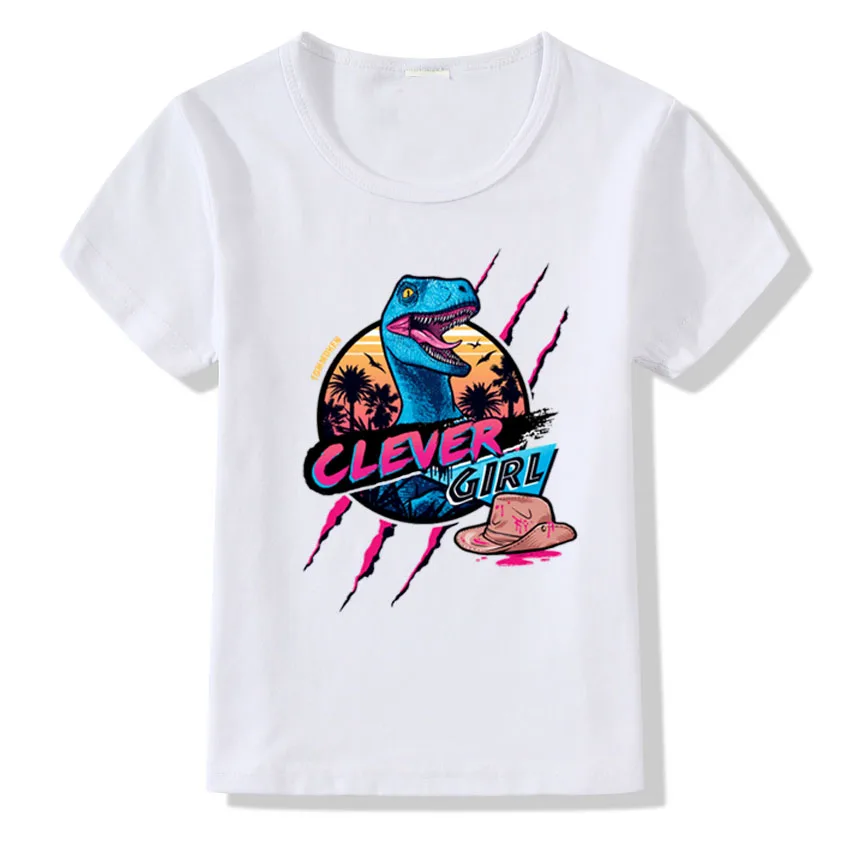 Jurassic Park Kid/'s T-Shirt Children Boys Girls Unisex Top
