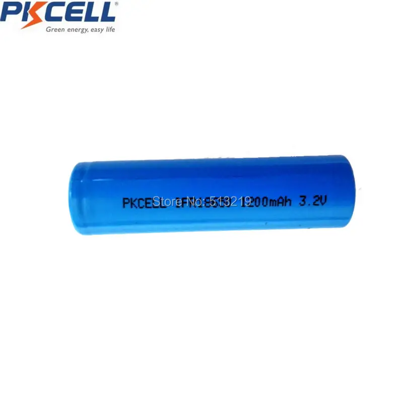 8 шт. PKCELL 18650 батареи 3 2 В IFR18650 1200 мАч Li FePO4 аккумуляторная батарея для фонарей|battery