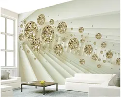 Beibehang заказ обои 3d кубизм абстрактное пространство задний план золотые сферы ТВ фон papel де parede hudas красота
