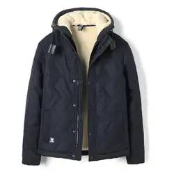 2019 новая брендовая зимняя куртка мужская теплая плотная куртка высокого качества с хлопковой подкладкой модные парки Большие размеры