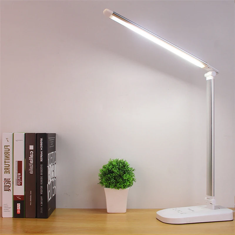 

HT-336 LED Foldable Rotatable Eye Protect Stepless Dimming Foldable Touch-Sensitive Controller USB Charging Table Lamp
