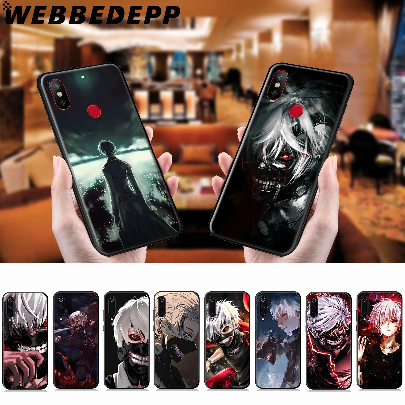 WEBBEDEPP Tokyo Ghoul мягкий чехол для Xiaomi Mi 9T 9 8 SE 6 A1 A2 A3 Lite MiA1 MiA2 MiA3 F1 MAX 3 Mi8 CC9E CC9 |