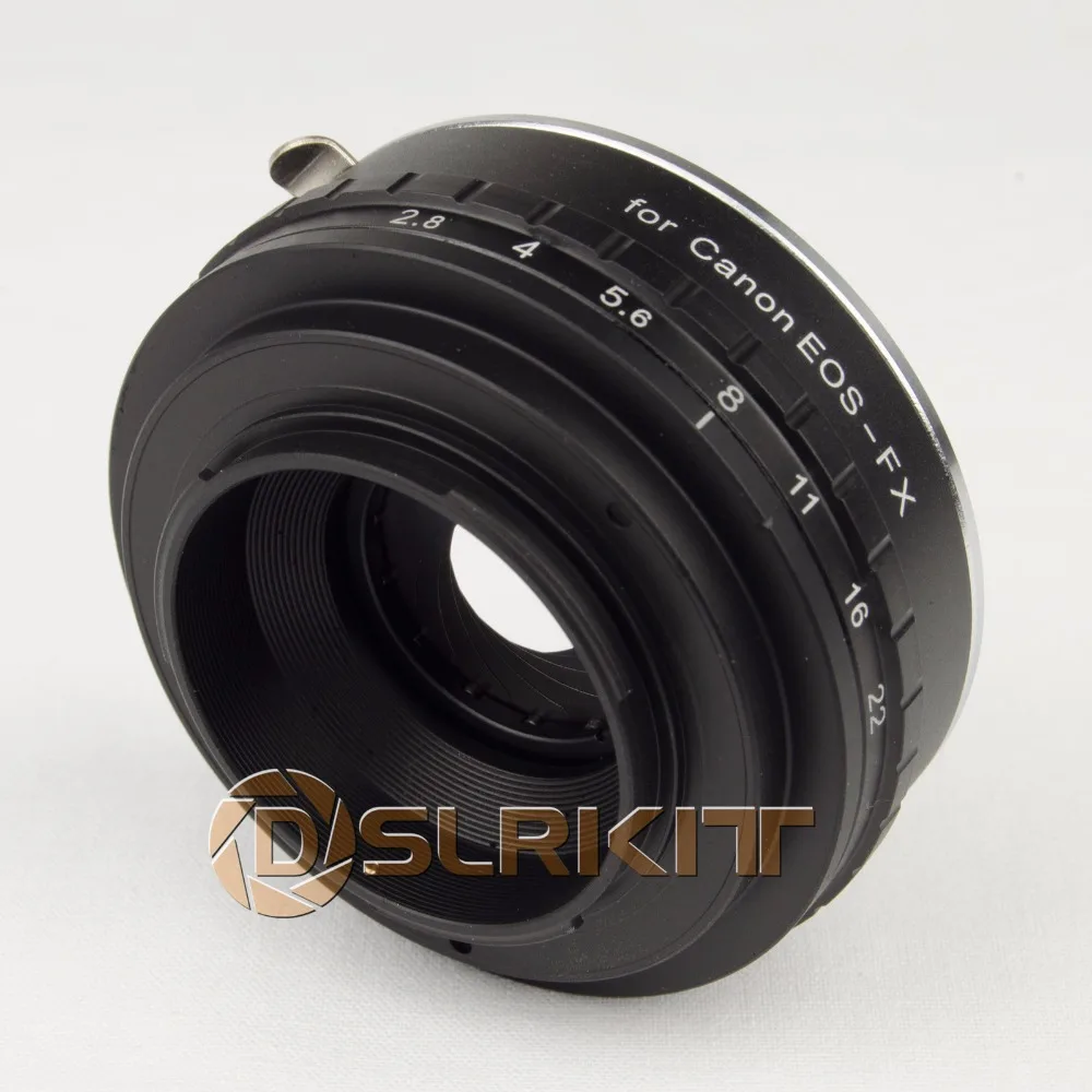 DSLRKIT Встроенный адаптер для крепления объектива диафрагмы Canon EOS EF Fujifilm FX Fuji|fuji