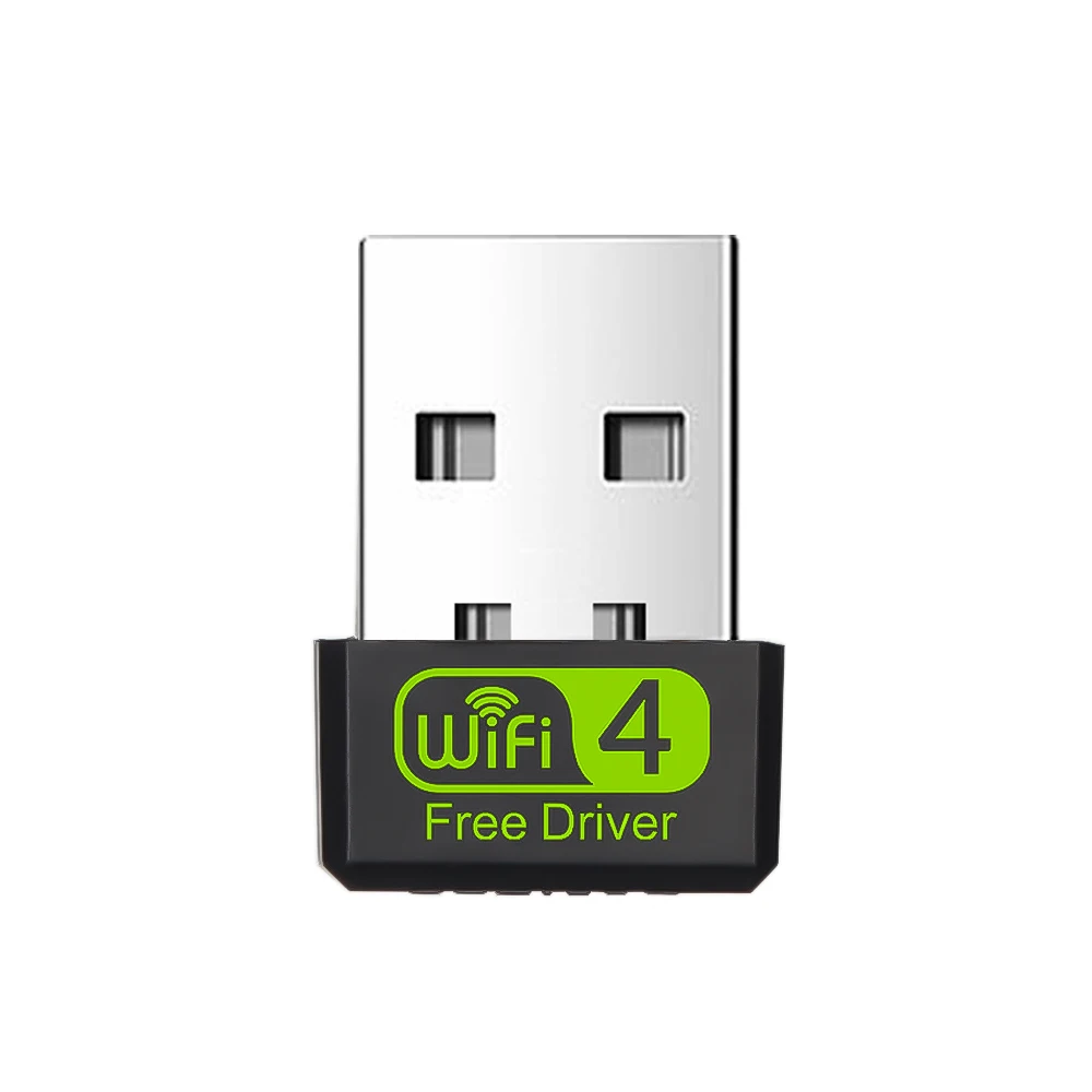 Портативный мини USB Wifi адаптер 2,4G Wifi ключ 150 Мбит/с 802.11b/g/n USB2.0 Wifi излучатель Wifi приемник сетевая карта RTL8188GU - Цвет: Black