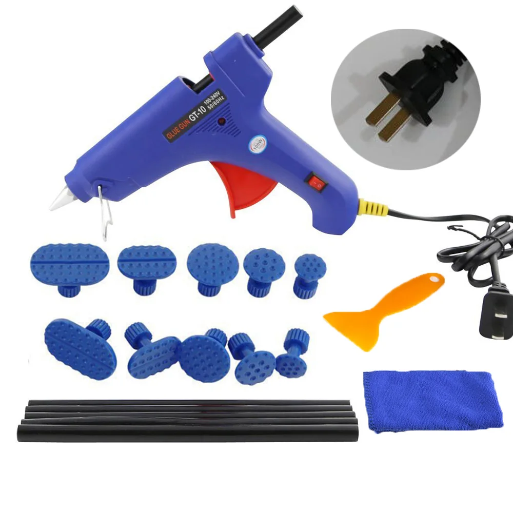 WHDZ PDR Tools Kit Dent Removal Paintless Dent Repair Tools with Glue