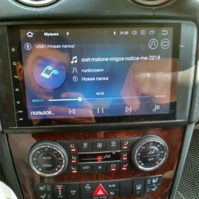 Cheap 9 inch IPS 1024*600 Quad core Android 9.0 CAR DVD GPS FOR Mercedes Benz ML W164 /GL X164 ML350 ML320 ML280 GL350 GL450 2005-2012 1