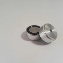 Набор усилителей полностью алюминиевых подушечек 4 шт черные Алюминиевые ножки диаметр: 20 мм Высота: 10 мм