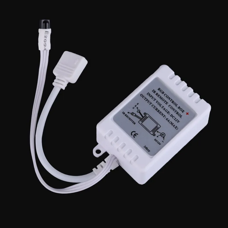 24 Key IR Remote Controller DC 12V for RGB 5050 SMD LED Strips Wireless Fish Tank Aquatic Supplies RGB Controler