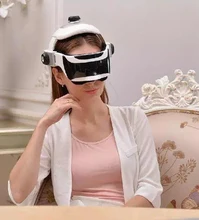 Head Massager head / eye / neck 3 in 1 Head Massager brain relaxing scalp massage with music downloads