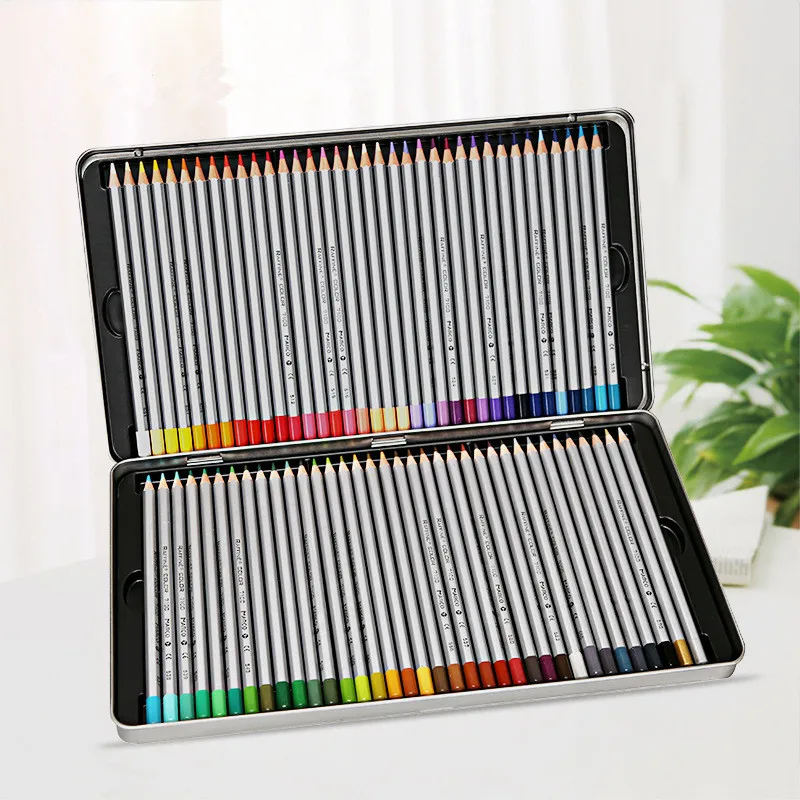 

Marco Raffine 72 Colors Lapis De Cor Professional Oil Colored Pencil Set For Drawing Painting Sketch Tin Box Art School Supplies