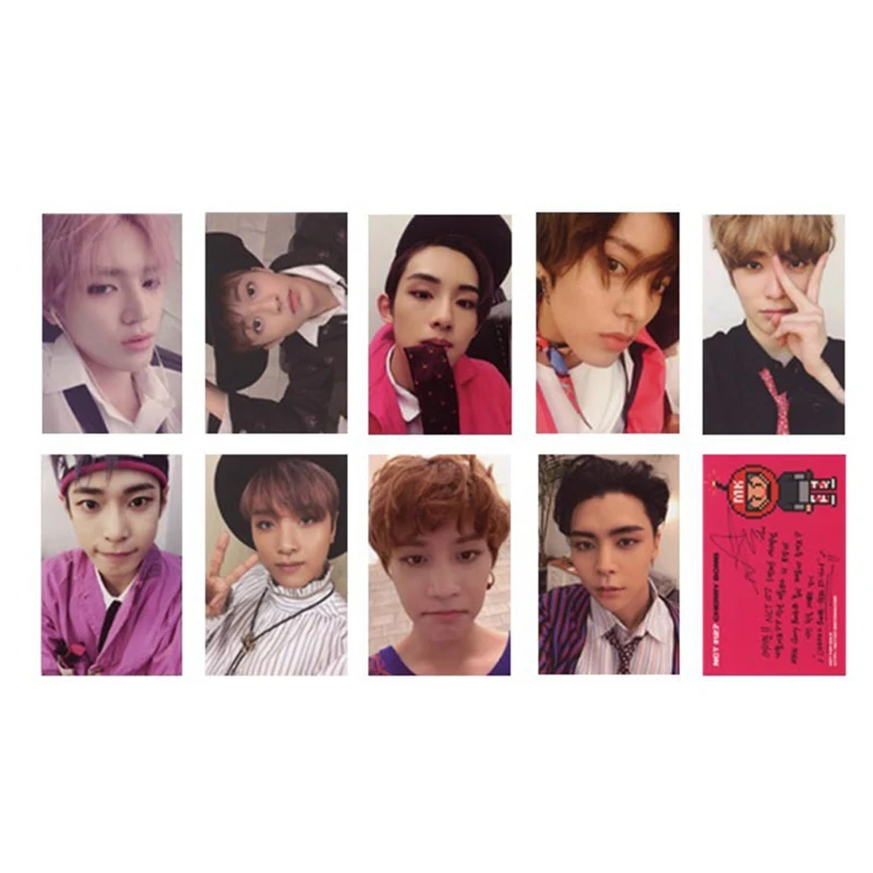 10 шт./компл. Новый KPOP NCT127 мини 3th Вишневый бомба альбом JaeHyun Mark фото карта K POP