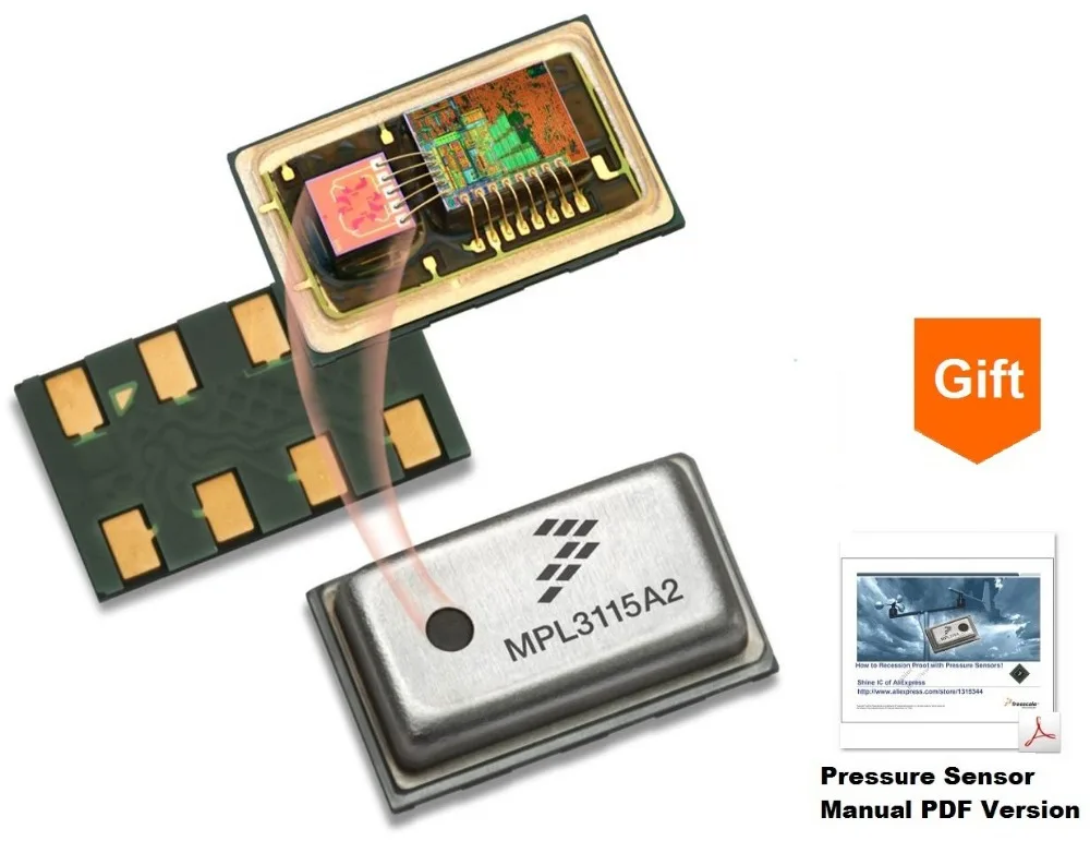 Freescale MPL115A1 MPL115A Pressure Sensor SPI I2C Interface absolute