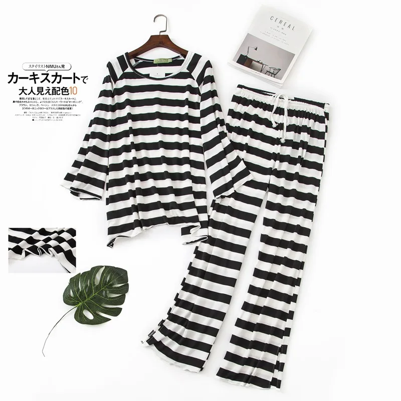 

Plus Size Pyjamas Women Modal Cotton Pajama Sets 2pcs Summer Wholesale Sleepwear Ladies Home Suit Pijama for 65kg-100kg
