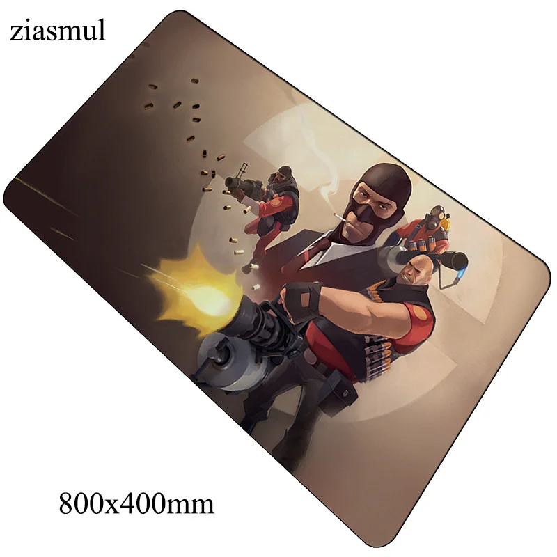 Team fortress 2 коврик для мыши 800x400x2 мм, коврик для компьютерной мыши под заказ, игровой персональный Коврик для мыши, клавиатура, игры для ПК, геймера - Цвет: Size 800x400x2mm