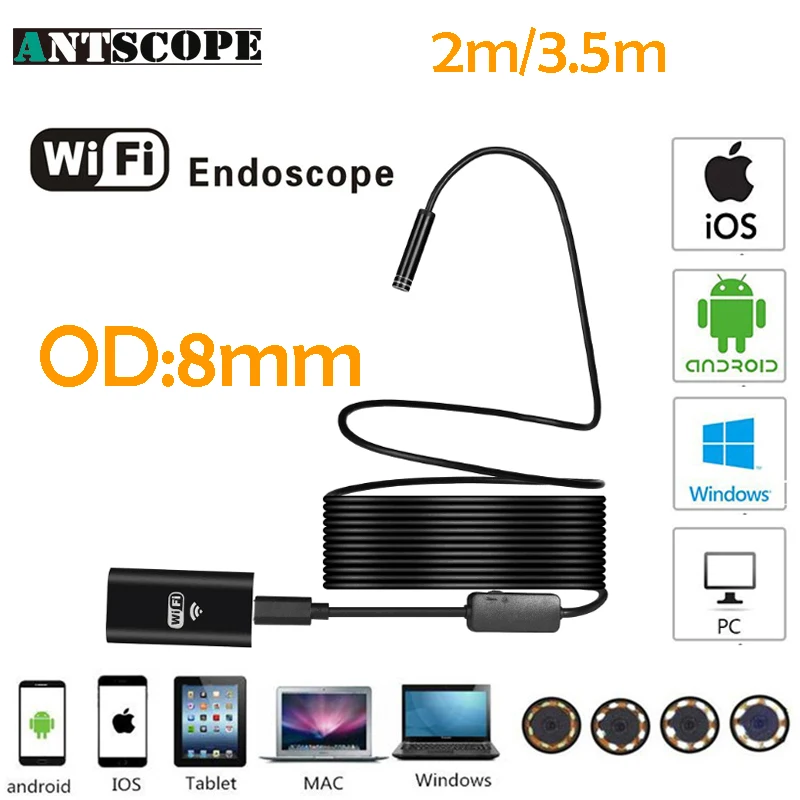 bilder für Antscope Wifi Endoskop Kamera Android 720 P Iphone Endoskop Festrohr Wasserdichte Kamera Endoscopio Halbstarre iOS Endoskop bilder für Antscope Wifi Endoskop Kamera Android 720 P Iphone Endoskop Festrohr Wasserdichte Kamera Endoscopio Halbstarre iOS Endoskop