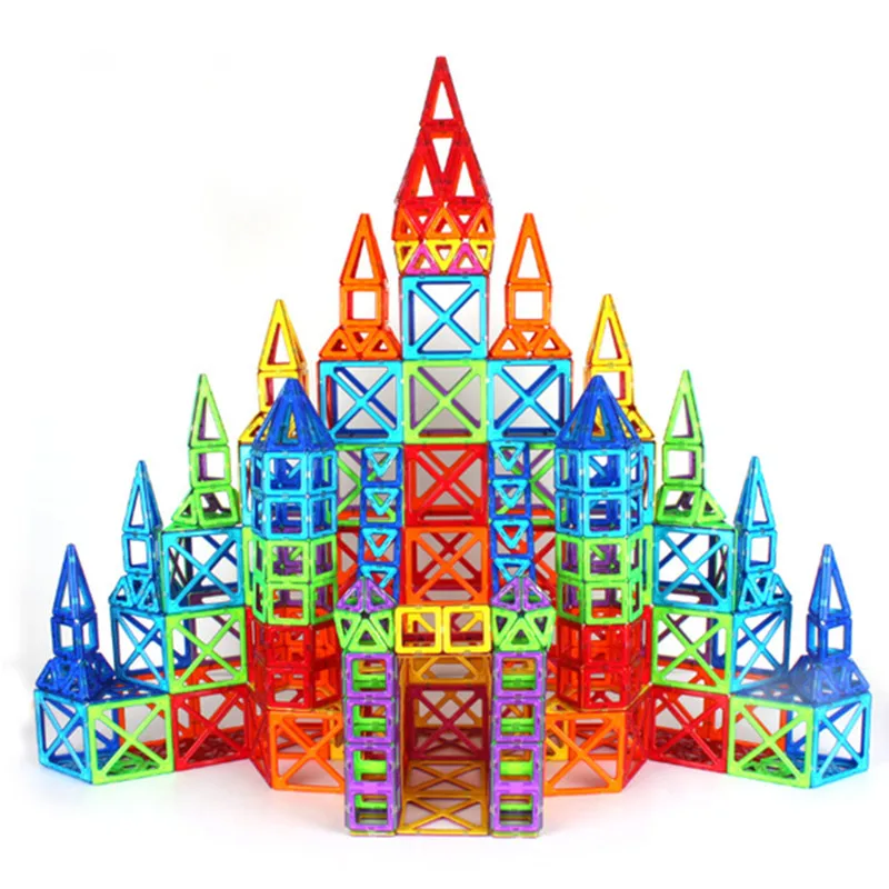110 шт. Мини магнитные блоки модели Brinquedos строительные игрушки Магнитный конструктор Обучающие кирпичи магнитные игрушки развивающие игрушки