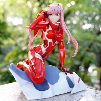 

16cm Darling in the FRANXX Figure Zero Two 02 red clothes Sexy girls Anime PVC Action Figures toys Anime figure Toys For gifts