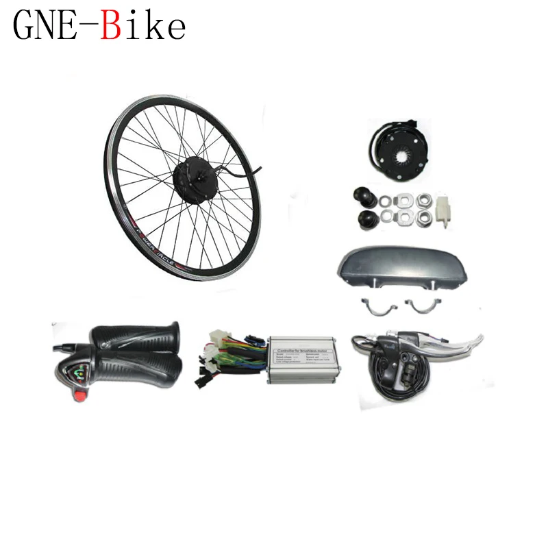 

GNE 36v250w Front/Rear EBike Conversion Kit Brushless Hub Motors 20''24''26''27.5'' Motor Wheel