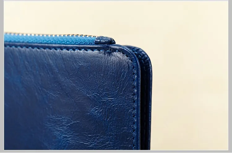HMILY большой емкости визитница для кредитных карт сумки масло воск натуральная кожа карты кошельки на молнии телефон сумка женская карта кошелек