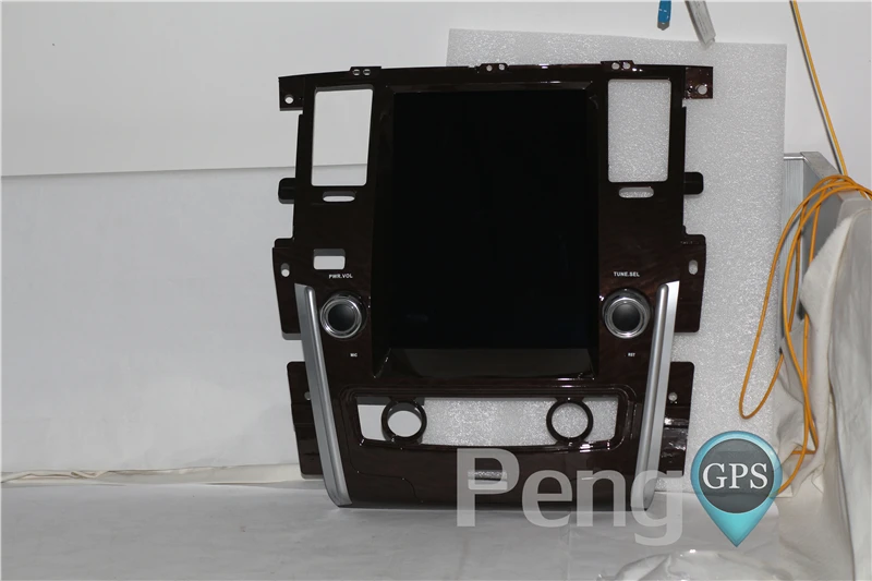 Tesla стиль 12,1 дюймов Android 6,0 gps Навигация DVD плеер для NISSAN PATROL 2010- руководство Кондиционер Подогрев сиденья