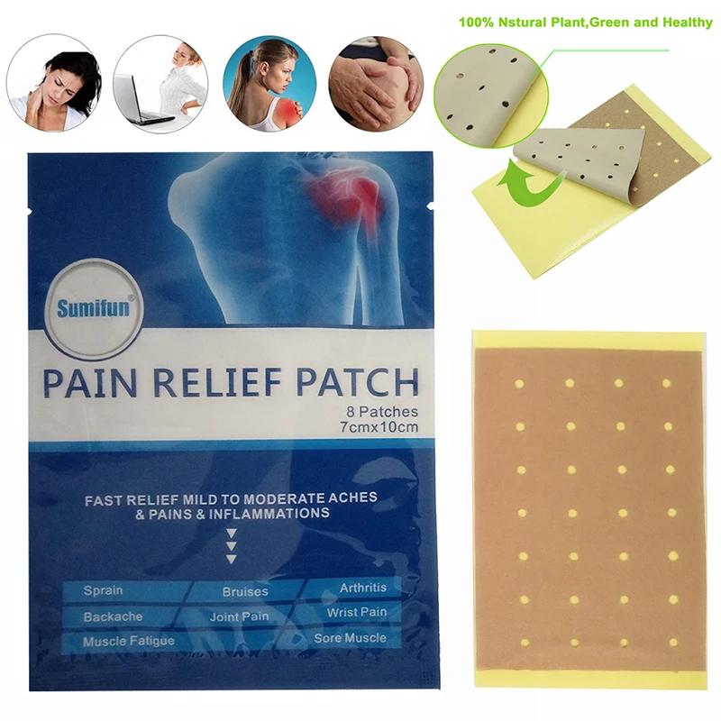 8 Pcs Pain Reliefe Patch Shoulder Pain Reliefe Patch Back Neck 8-pcs-pain-reliefe-patch-shoulder-pain-reliefe-patch-back-neck