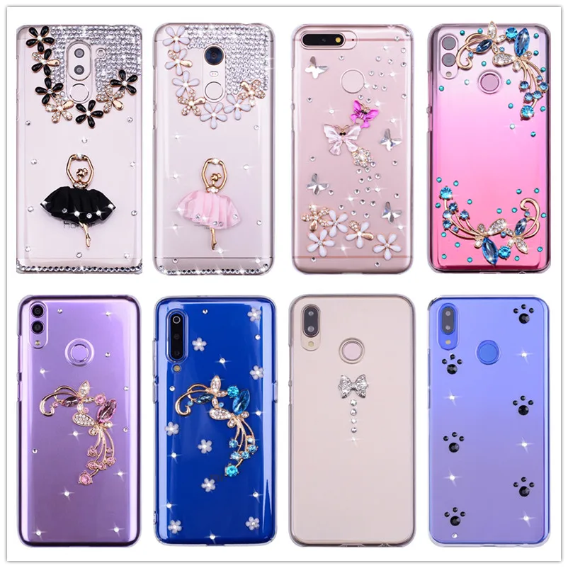 Блестящий хрустальный чехол для HTC Desire 12 12s 19 Plus One M10 M8 A9 U12 U Play Ultra U11 Life 10 Evo M9