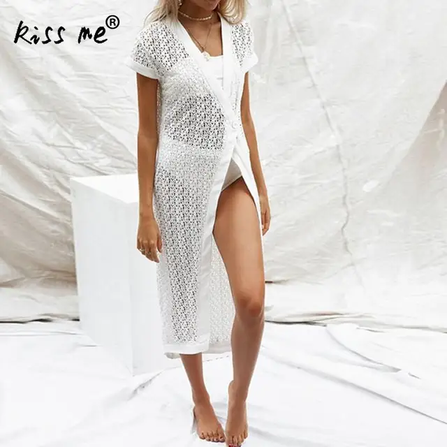 Best Price Lace Female Long Cardigan White Beach Cover Up Women's Tunic Transparent Patchwork Beachwear Cover-Ups Summer Clothes for Women Best Price Lace Female Long Cardigan White Beach Cover Up Women's Tunic Transparent Patchwork Beachwear Cover-Ups Summer Clothes for Women