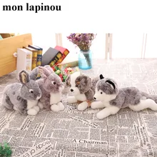 Mon Lapinou из плюша, как живая игрушка для собак, милые игрушки для симуляции животных, мягкая кукла, дикий кабан, кролик, мягкие детские игрушки высокого качества