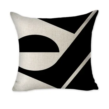 RUBIHOME Creative Decorative Cushion Cover Throw Pillowcase Polyester Thickness Fabric Home Decor Abstraction Geometry  Design