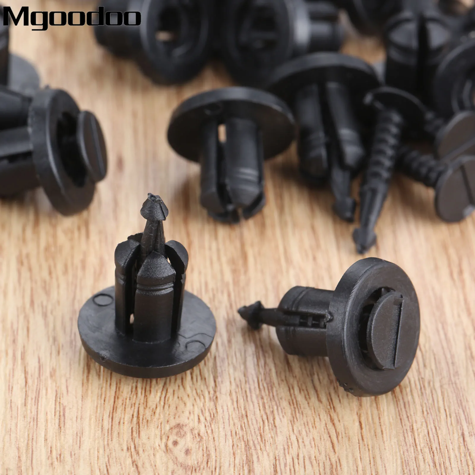 

Mgoodoo 50PCS Auto Bumper Fender Screw Rivets Fastener Plastic Trim Panel Fixed Clips Fit For Honda Renault Clio Megane Laguna