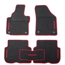 Специальные резиновые водонепроницаемые коврики без запаха, легко чистятся, латексные автомобильные коврики для VW TIGUAN TOURAN MAGOTAN