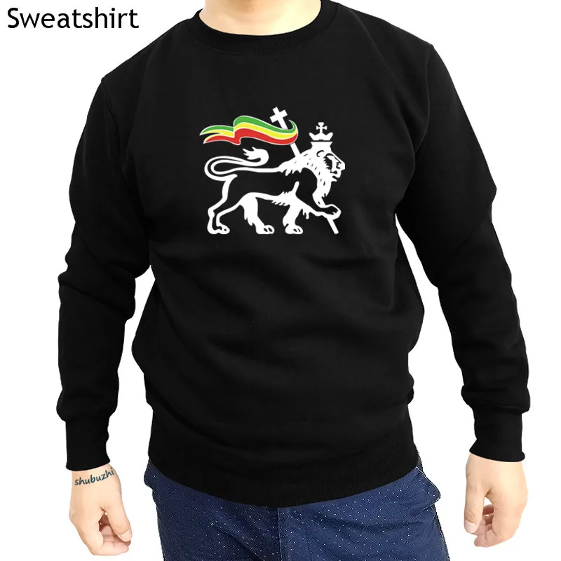 Rasta Lion Dreds Judah Ganja Unisex Crewneck Rastafari Sweater
