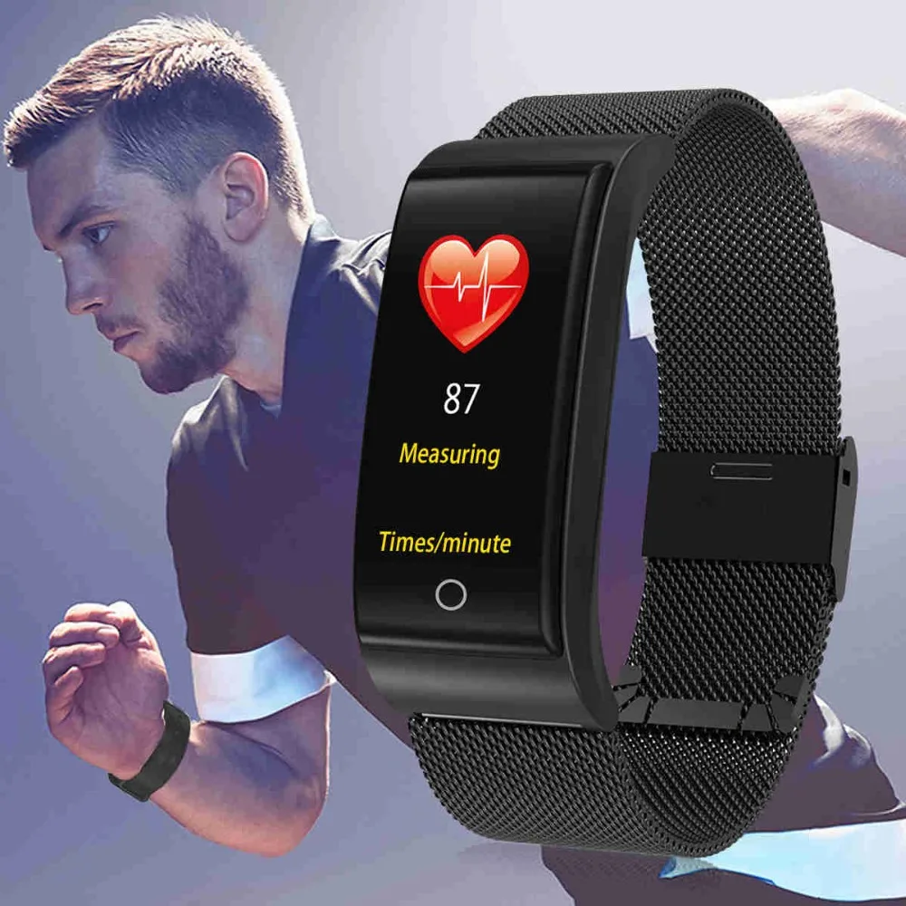 XGODY F4 Bluetooth умный Браслет монитор частоты слуха IP67 смарт браслет для женщин и