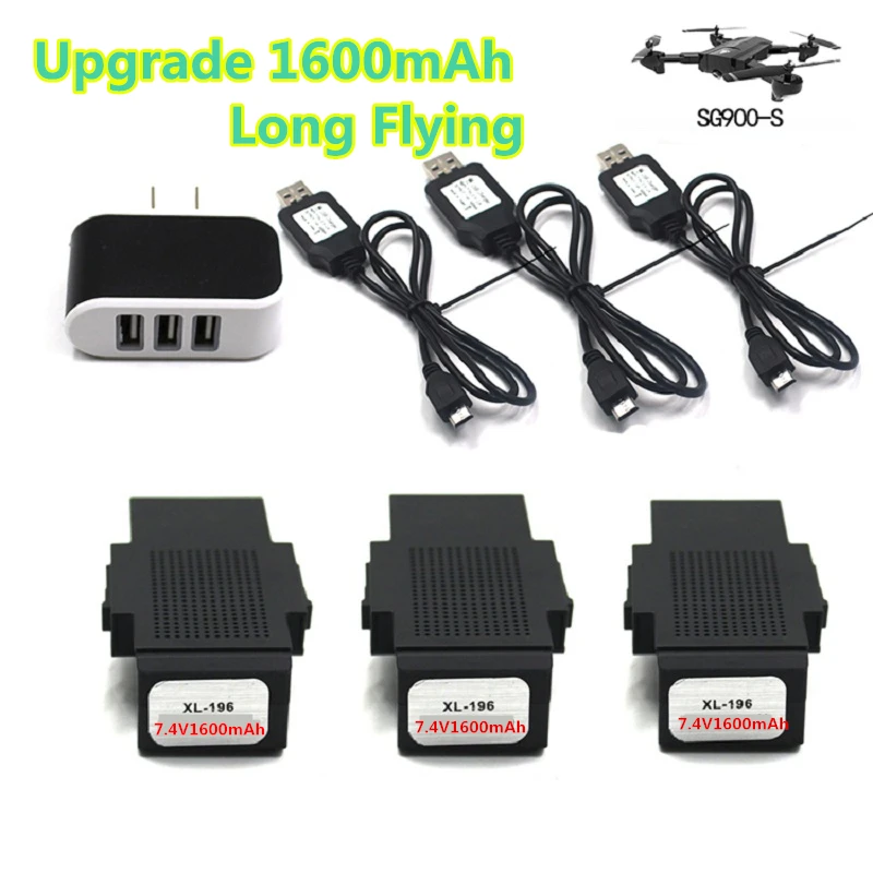 

SG900/SG900-S/SG900S F196 Lipo Battery 3.7V Bateria Lipo 7.4v RC Drone Battery Spare Parts Accessories Quadcopter RC Helicopter