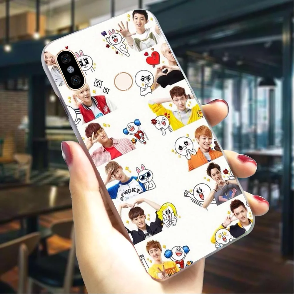 

Hard Cover for Xiaomi Redmi 5 Plus Kpop EXO Case for Redmi 6 Pro Cover 4A 4X 5 Plus 5A Prime 6A Note 5 Back Cases Shockproof
