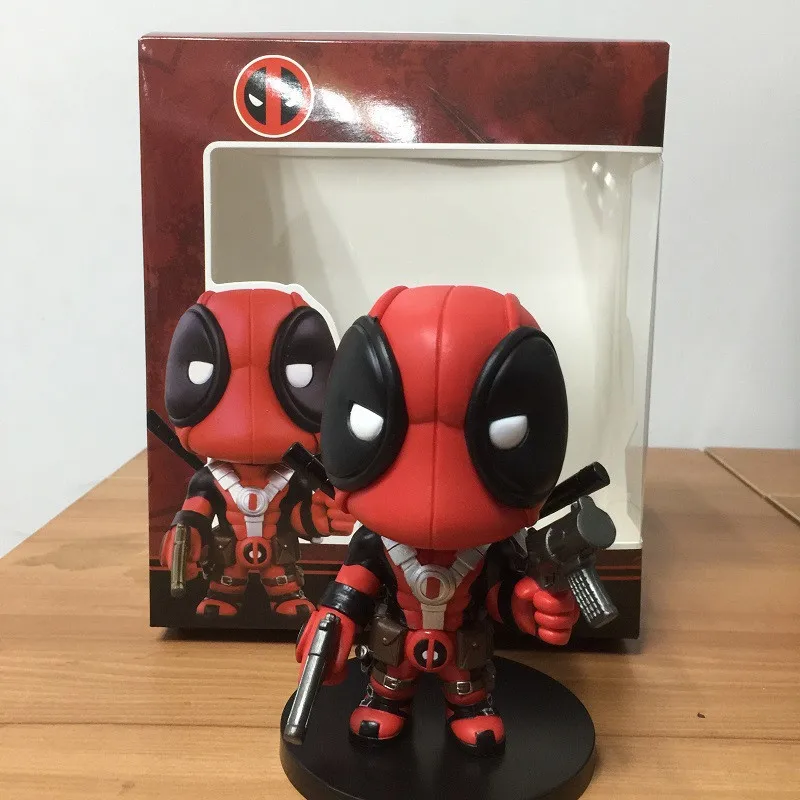 

X-men Deadpool Q Version PVC Action Figure Collectible Toy Doll Free Shipping 14CM SA375