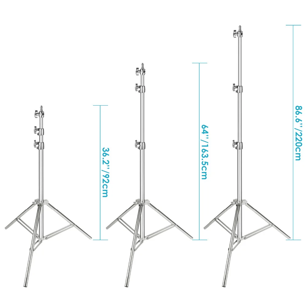 Neewer Stainless Steel Light Stand 86.6