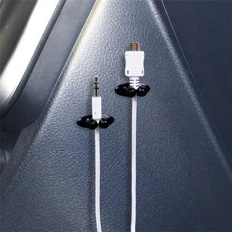 Лидер продаж 8 шт. автомобиля зарядное устройство линии наушников/USB кабель автомобильный клип салонные аксессуары челнока 170911