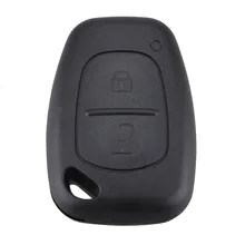 2 Buttons Remote Car Key Refit Cover Case Shell For Renault Traffic Master Vivaro Movano Kangoo Without Blade Key Case Shell