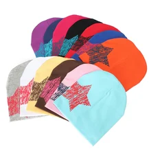 LNRRABC осень-зима Шапка-бини для маленьких мальчиков Девочка Малыш Дети хлопок и лайкра мягкий звезда Кепки костюм для маленьких детей Детские Accesso