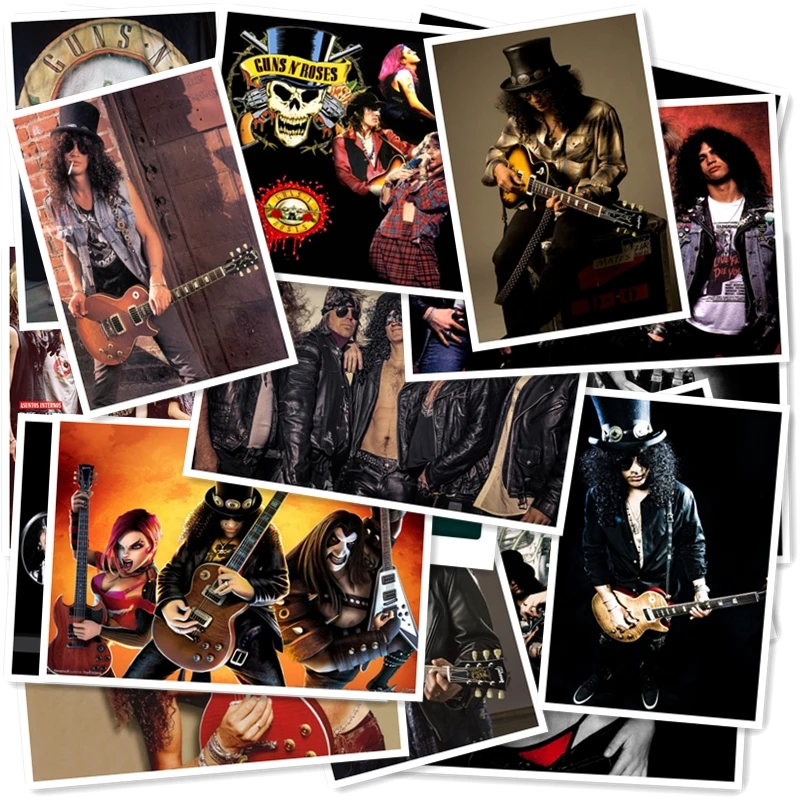 B1-12# guns N' Roses Классическая серия стикеров 20/шт ПВХ стикер Дорожный чемодан велосипед Телефон раздвижные пластины Граффити стиль