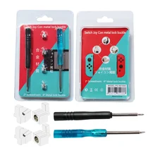 Nintend Switch NS Joy Con Metal Lock Buckles Repair Tool Kit For Nintendos Switch Joy-Con Controller w/ Screwdrivers Y Screws