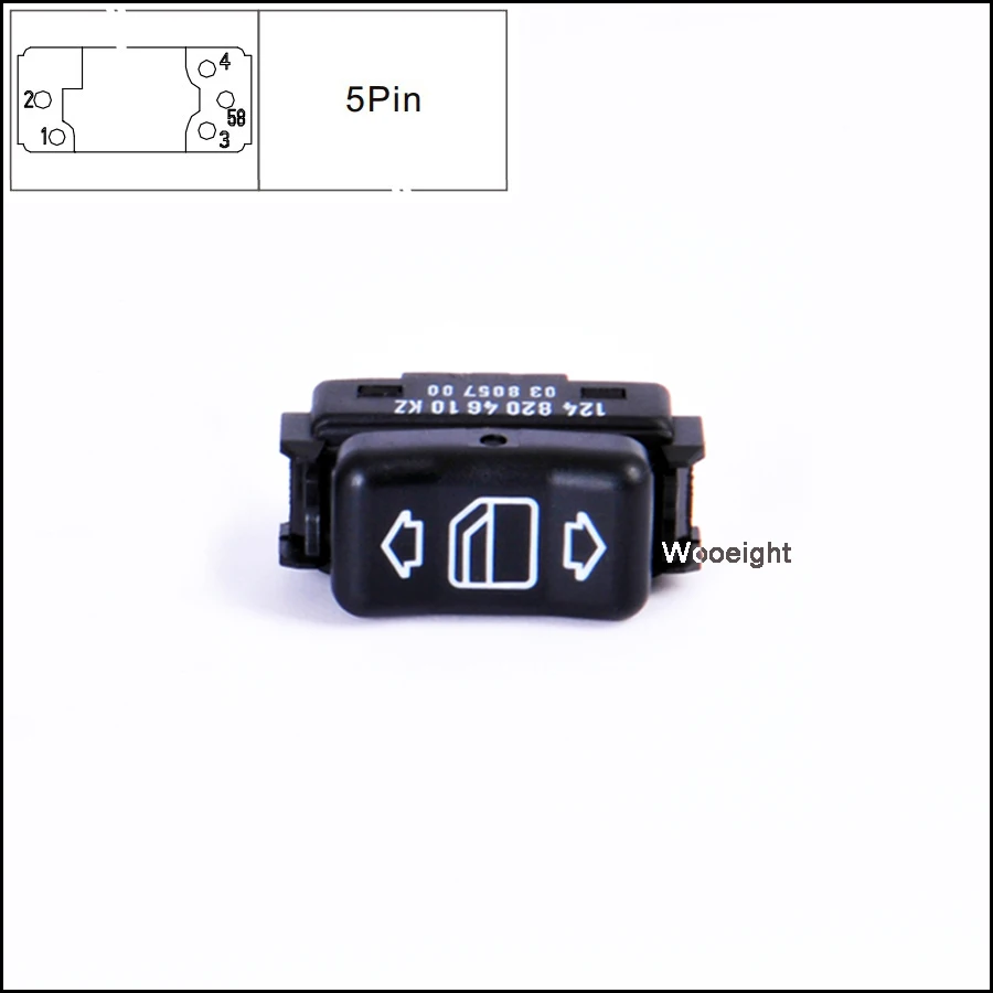 Wooeight 1 шт. 1248204610 A1248204610 левый Электрический Главный переключатель управления стеклоподъемником для Mercedes Benz 190 260 300 350 420 560
