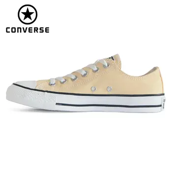 

2019 NEW CONVERSE Chuck Taylor All Star shoes beige color Original man and women unisex low sneakers Skateboarding Shoes 164295C