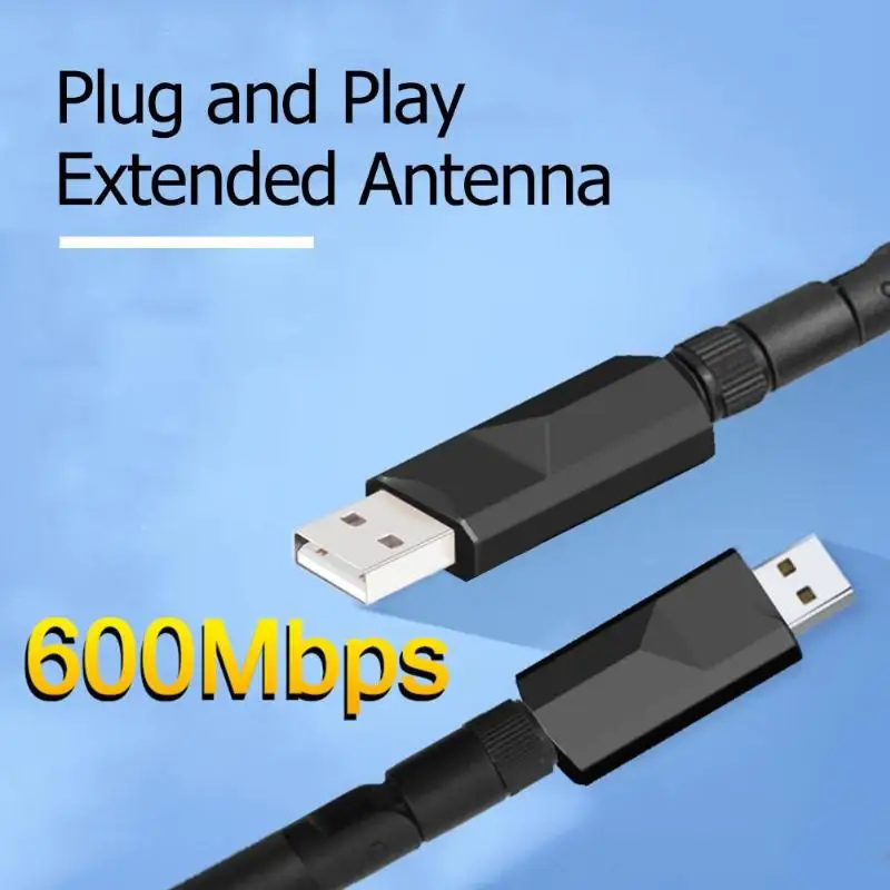 ALLOYSEED M 600P USB WiFi адаптер 600 Мбит/с 5dBi антенна двухдиапазонный приемник 802.11ac/b/n/g