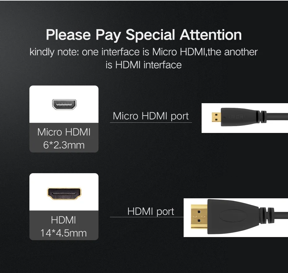 LNYUELEC 0,5 м 1 м 2 м 3 м 5 м микро HDMI к HDMI кабель с Ethernet позолоченный для сотовых телефонов 2 м для win8 4k x 2k 3D PS3 xbox con