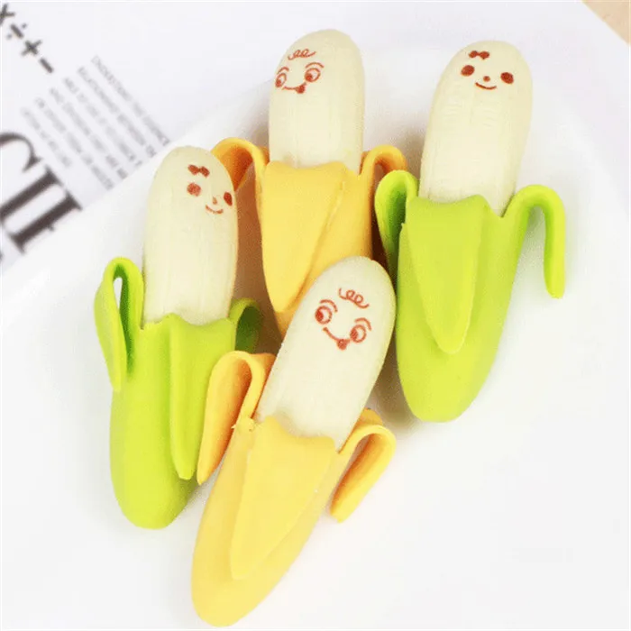 1pc Cute Green Kawaii Vegetable Erasers Pencil Rubber Eraser School Office Supplies Student Stationery Creative Gifts For Kids