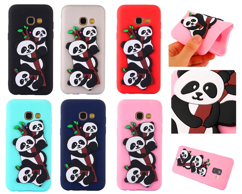 

For Samsung A5 2017 A520 Silicon Case 3D Relief Panda Silicone TPU Soft Back Cover Phone Case for Samsung Galaxy A5 2017 SM-A520