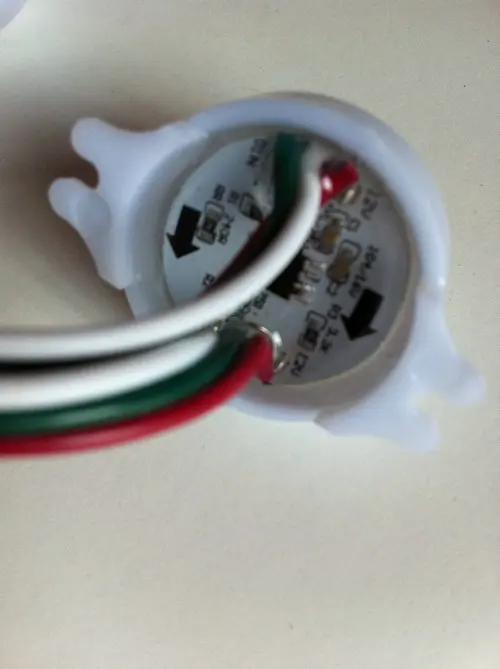 40 шт./нить WS2811 рассеянный Полноцветный 3 светодиода 5050 SMD RGB светодиодный мируемый