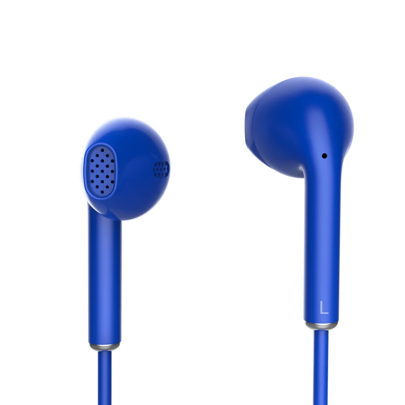 3,5 мм стерео музыкальные наушники-вкладыши портативная игровая гарнитура бас-вкладыши Проводная гарнитура с микрофоном для Apple Earpod gorsun C32 - Цвет: Синий